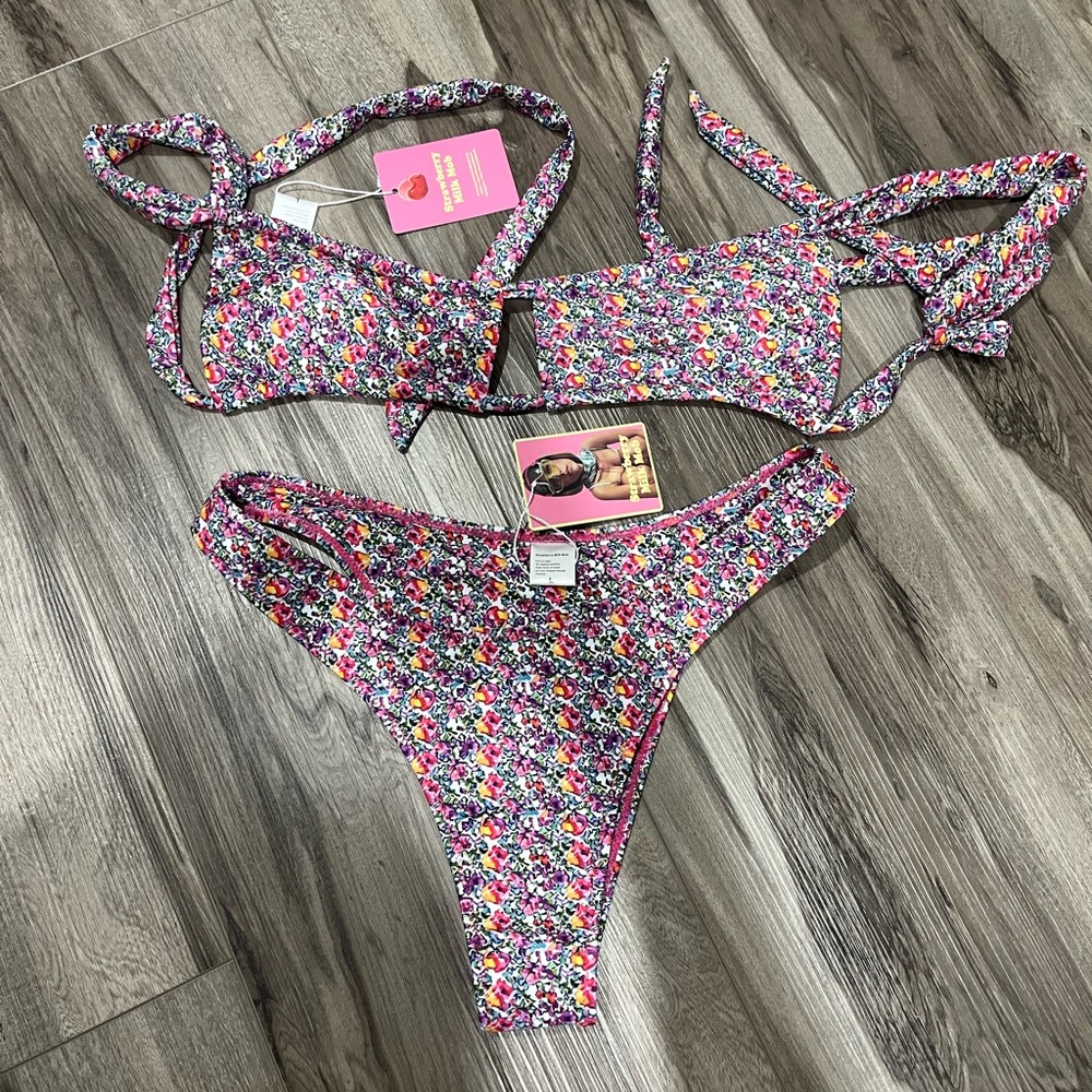 Strawberry Milk Mob Bikini